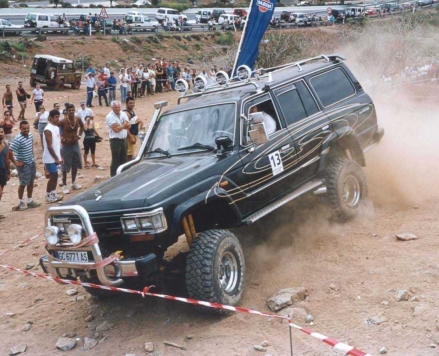 Felix en accion con su Land Cruiser!!!